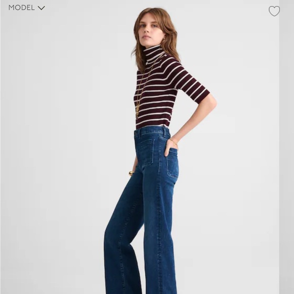 Madewell Emmett Wide Leg Jeans NWT - Picture 4 of 7